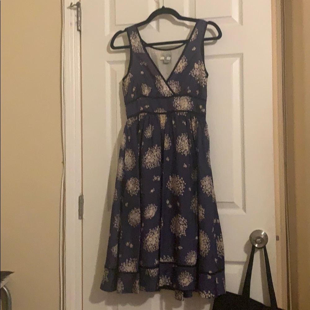 Silk dress from Anthropologie